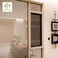 Ventana de Alto Rendimiento con Aislamiento Térmico, Ventana de Aluminio NFRC AS2047 para Diseños de Casas Pasivas, Ventanas Abatibles Devudet