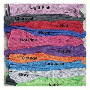 Serviette de sport rafraîchissante instantanée en microfibre avec logo personnalisé par sublimation, pour la gym, le sport et les activités extérieures, avec bouteille - Product Image 6