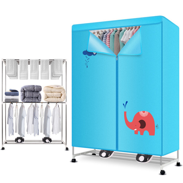 Factory Wholesale Summer Sunny Large Commercial Dual-Host GR366 Model 1501-2000W High-Power Clothes Dryer Drying Machine