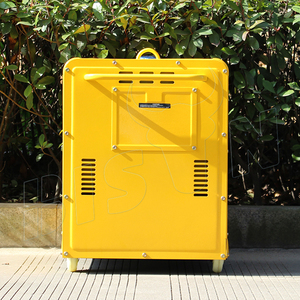 เครื่องกำเนิดไฟฟ้าแบบพกพา ระบายความร้อนด้วยอากาศ จีน 400v 4kw 5kw 5 กิโลวัตต์ 6kw แบบลูกสูบเดี่ยว เงียบ รุ่น BS6500DCE เครื่องกำเนิดไฟฟ้า BS6500DCE BS6 - Product Image 2