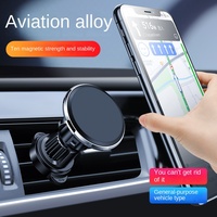 Support de téléphone portable magnétique puissant rotatif à 360° pour grille d'aération de voiture, support de fixation pour grille d'aération de voiture avec logo personnalisé