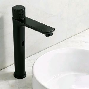 Grifos de Lavabo Modernos con Sensor Inteligente, de un Solo Orificio y una Sola Manija, de Acero Inoxidable, con Núcleo de Válvula de Cerámica, para Baños de Hoteles, Villas y Apartamentos - Product Image 5