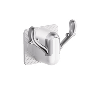 <b>Adhesive</b> <b>Hook</b> Wall Mounted Strong <b>Adhesive</b> Punch Free Kitchen Bathroom Door Storage <b>Hook</b> Rectangle Polished Finish - Product Image 2
