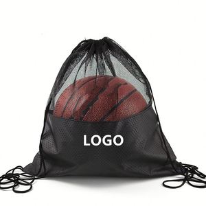 Custom Logo String Drawstring <b>Bag</b> Nylon <b>Folding</b> Cartoon Backpack for Men Women Athletic Gym Sports Workout Beach Swim - Product Image 2