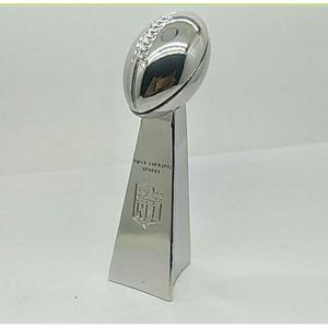 Nfl Super Bowl <b>Trophy</b> 10cm Zinc Alloy <b>Engraved</b> Fan Merchandise - Product Image 3
