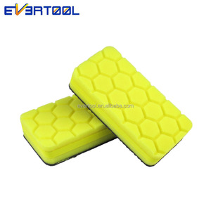 EVERTOOL Tampon de nettoyage pour detailing automobile Hex-logic, applicateur de polissage manuel, éponge de nettoyage, tampon d'argile pour éliminer les contaminants sur la peinture - Product Image 2