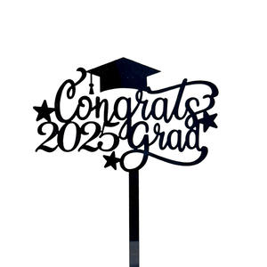 فئة وصلت حديثًا تزيين كعكة الأكريليك لموسم التخرج من <span class=keywords><strong>Cake</strong></span> <span class=keywords><strong>Cake</strong></span> Toper توريد لتزيين الكعك - Product Image 3