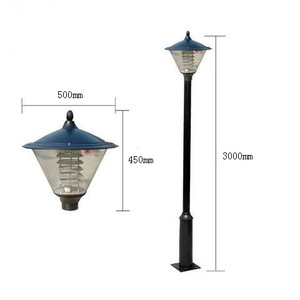 Lampe de cour LED, hauteur 3000 mm, lampe de jardin extérieure avec garantie de 5 ans - Product Image 5