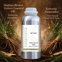 Huile essentielle de vétiver brun d'Haïti (Vetiveria Zizanoides) pour diffuseur, parfums - 100% pure, naturelle, extrait de plante |   OEM 30mL