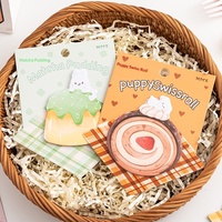 Notas Adhesivas Personalizadas con Dibujos Animados, Formas Únicas, Estilo Ins, Blocs de Notas Adhesivos Reutilizables para Escribir Mensajes, 30 Hojas