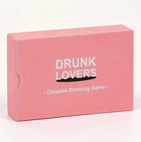 Cartes de jeu de table interactives pour couples, personnalisables avec impression de texte, 50 cartes, écologiques, pour les loisirs et le divertissement