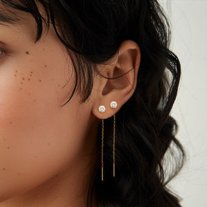 2025 ultimi orecchini pendenti in argento Sterling 925 <span class=keywords><strong>ROXI</strong></span> con zircone intarsiato placcato in oro 18K Design classico per le donne regalo perfetto - Product Image 4