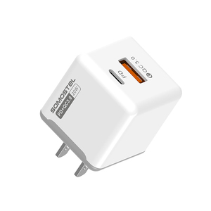 Somostel-Cargador rápido <span class=keywords><strong>de</strong></span> 20W para teléfono móvil, Cargador rápido Tipo C con Cable para <span class=keywords><strong>iPhone</strong></span> y Android, adaptador <span class=keywords><strong>de</strong></span> viaje, Cargador Tipo C, Q19 - Product Image 2