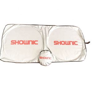 Custom Printing Car Windshield Sunshade Advertising Promotional Sun Reflector Car Sun Shade Cover Front <b>Window</b> with logo - Product Image 1