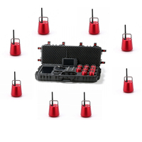 Detector de Vibraciones Ópticas y Acústicas Inalámbrico con Alcance de 100m, Batería de 10000mAh, Localizador de Supervivientes en Desastres, Equipo de Rescate