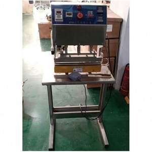 เครื่องซีลถุงพลาสติกแบบเท้าเหยียบ ควบคุมอุณหภูมิคงที่ สำหรับอุตสาหกรรมอาหาร แบบโครงสร้างแข็งแรง ซีลสองชั้น - Product Image 6