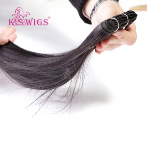K.SWIGS OEM Extensions de cheveux humains vierges chinois 100% Remy, durables, sans nœuds, 100g, style tendance, double trame machine, sans colle - Product Image 4