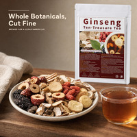 Thé aux dix trésors au ginseng MWTEA 100g 10 sachets Mélange de 10 herbes Goji Maca Racine de bardane Marque privée OEM Vente en gros