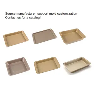 12-inch Carbon Steel Customized Baking Tray Cake Pan Non Stick Baking Dishes Pans For Oven