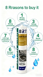 Sellador de Silicona Multiusos de Alta Calidad, Resistente al Agua y al Moho, para Carpintería, Alféizares de Ventanas y Cocinas - Product Image 2