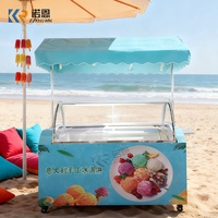 Premium Gelato-Wagen Smoothie-Eiswagen Eiscreme-Verkaufswagen Outdoor-Dessert-Wagen