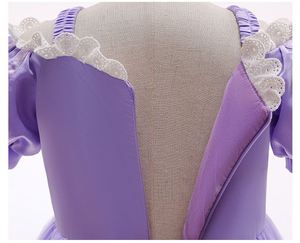 Gran oferta, disfraz de Sofia Cosplay para niñas, Vestido de manga de princesa pequeña para fiestas de cumpleaños de Navidad y Halloween para niños - Product Image 4