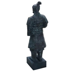 Estatuas de Bronce de Guerreros de Terracota Chinos Antiguos, Diseño Personalizado, Fundición de Cobre y Latón, Artesanía Metálica del Ejército Qin - Product Image 6