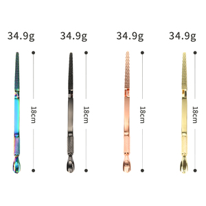 Pinzas multifunción de acero inoxidable para decoración de uñas, Clip cruzado para uñas, herramientas de manicura, Clip de escultura curva, empujador de cutículas de uñas - Product Image 2