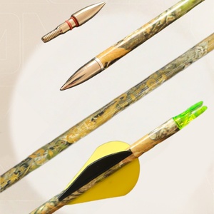 Flèches en carbone de haute qualité 6,2 mm ID 30 pouces, rectitude ±0,003 pouces, spine 300/350/400, ailettes Blazer, pour <span class=keywords><strong>arc</strong></span> à poulies - Product Image 5