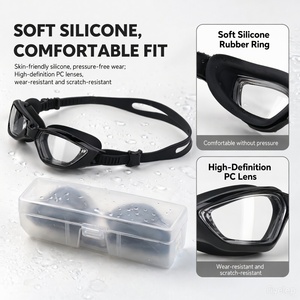 Lunettes de course haute définition de vente chaude lunettes de <span class=keywords><strong>natation</strong></span> antibuée pour adultes avec logo lunettes de <span class=keywords><strong>natation</strong></span> adultes étanches - Product Image 4