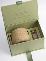 Boîtes cadeaux en carton kraft recyclable sur mesure en gros, avec protection UV, portables, doublure en carton ondulé de type éponge