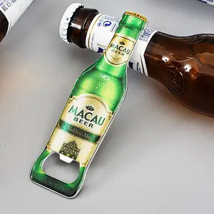 कस्टम Epoxy लोगो बियर के आकार सजावटी बोतल सलामी बल्लेबाज