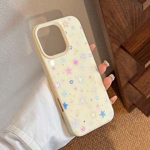 Étoiles colorées dorure <span class=keywords><strong>coque</strong></span> de téléphone pour Iphone16 16pm 16plus 16pro 15 15pm 15plus 15pro 14pm 14 13 13pm 13pro 12 <span class=keywords><strong>11</strong></span> <span class=keywords><strong>coque</strong></span> <span class=keywords><strong>en</strong></span> <span class=keywords><strong>verre</strong></span> - Product Image 3