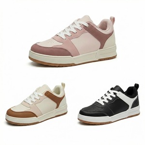 Zapatillas Deportivas de Moda Retro para Mujer, Color Rosa, Zapatos Casuales con Cordones para Mujer, Zapatos Cómodos para Caminar - Product Image 2