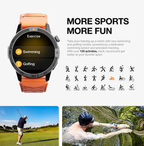 Reloj Inteligente AGM W1 Pro con GPS, Brújula, Mapa Offline, Resistente al Agua 5ATM/IP68, Más de 100 Modos Deportivos, Pantalla AMOLED, Batería con Duración de 11-30 Días - Product Image 3