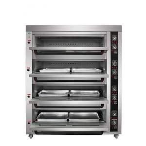 Oven Pizza Gas portabel pemanggang tenaga surya industri empat kembang gula dan roti sabuk konveyor vertikal Stainless - Product Image 6