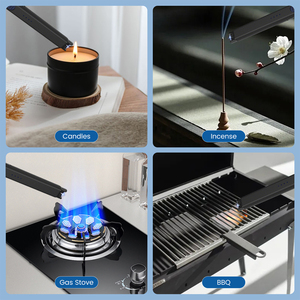 Encendedor Eléctrico Recargable a Prueba de Viento con Arco Eléctrico para Barbacoa, Regalos de Navidad, Regalos de Inauguración de Casa, Regalos de Cumpleaños, Ideal - Product Image 2