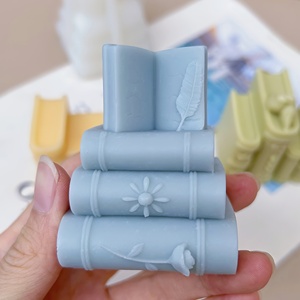 Stampo per libri stagione di laurea, librerie, stampi in Silicone artistico, candele per colata di stampo, gesso, resina, torte - Product Image 2
