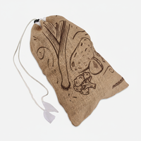 Sac de rangement en jute et coton, 38x27 cm, pour fruits et légumes frais, conteneur alimentaire écologique, 5x27 cm, pour une fraîcheur plus longue