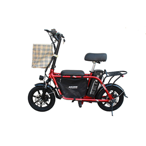 2021Hot Vente 2 Siège Vélo Pour Deux Personne ville Électrique Scooters certifié Singapour 14 Pouces Mère Bébé Vélo Électrique - Product Image 4