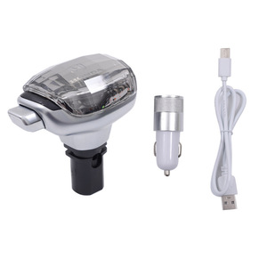 Honda Crystal Gear <b>Shift</b> <b>Knob</b> Led Silver For Honda Cars QZXN-H30 - Product Image 4