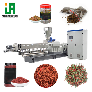 Usine de fabrication d'aliments pour poissons en granulés flottants, machine extrudeuse automatique peu coûteuse pour aliments aquatiques pour poissons - Product Image 2