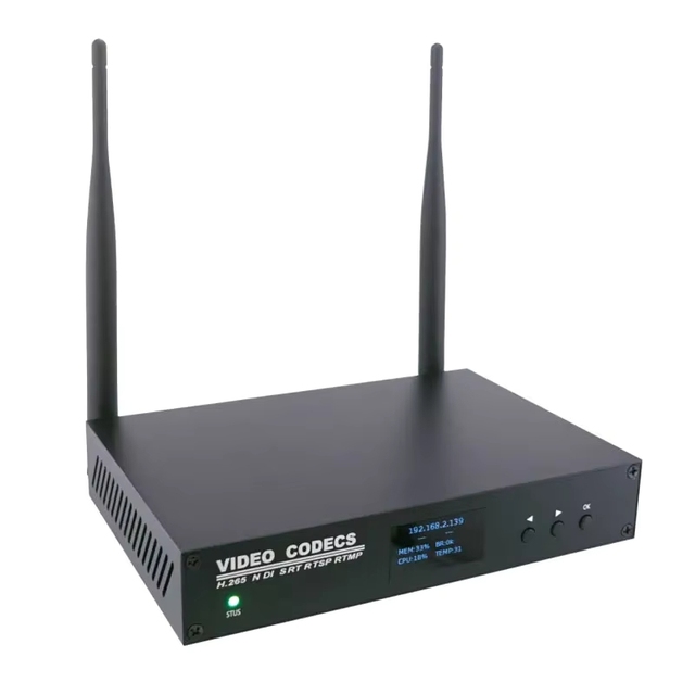 GGDX ENCSH V2 Video Codecs SDI High Definition Encoder 4K Decoder for SRT NDI GB28181 Live Streaming