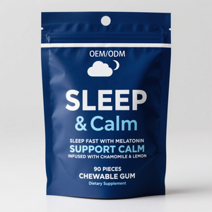 Grosir OEM gusi tidur Melatonin <span class=keywords><strong>Gaba</strong></span> bebas gula tenang lebih baik suplemen kesehatan tidur mungil tidur dan isi ulang gusi - Product Image 5