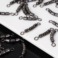 TOPIND Usine En Gros Haute Vitesse En Laiton et Acier Inoxydable 3 Baril Émerillons Connecteur De Pêche Accessoires pour Carpe