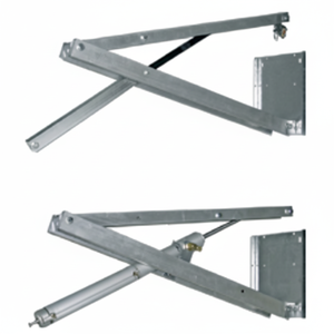 O/F neumático Securofeu D32 C300 + placa + bisagra (SF8P) - Product Image 1