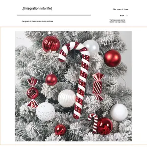 2025, superventas, 40 Uds., paquete cilíndrico de bolas de Navidad hechas a mano con formas surtidas para el hogar, árbol de Navidad y eventos festivos - Product Image 4