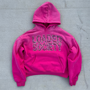 Sudadera con Capucha Extra Grande de Diseño Personalizado, Estilo Urbano Otoñal, 100% Algodón, 500GSM, Ecológica, con Pedrería, Vintage, Deslavada al Ácido - Product Image 1