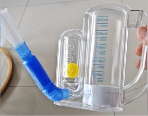 Dispositivo de Entrenamiento Respiratorio Médico de Bola Única para Espirómetros, Ejercitador de Respiración por Incentivo y Entrenador Pulmonar - Product Image 4