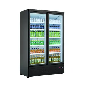 Hot selling Commercial Glass Door Display Refrigerator Shop Beverage Fridge